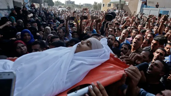 الرسالة تحدثت عن قتل الاحتلال طفلين خلال مشاركتهما بمسيرات العودة في غزة