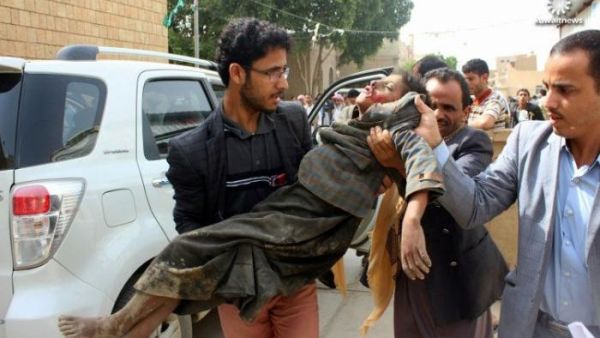 المعسكر الذي استهدفته ضربات التحالف يستخدمه الحوثيون، لتدريب مقاتلين جدد