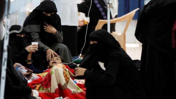 ارتفاع وفيات الكوليرا في اليمن إلى 532

