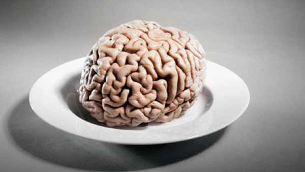 A severed head in the fridge gives a whole new meaning to "brain food." (Shutterstock)
