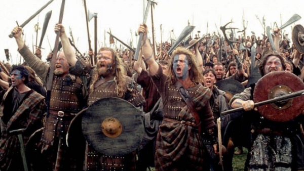 After all, the Scots are known for their bravery. (Twitter)