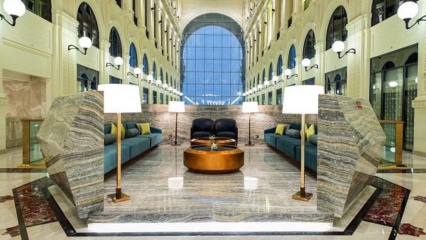 The Hotel Galleria by Elaf is a landmark inspired by the famed Galleria Vittorio Emanuele II in Milan.