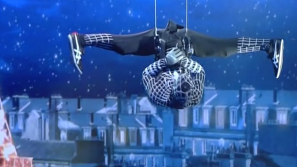 Spiderman act: "Karimbo" went through to the finals last night. (Image: Facebook) Spiderman act: "Karimbo" went through to the finals last night. (Image: Facebook)
