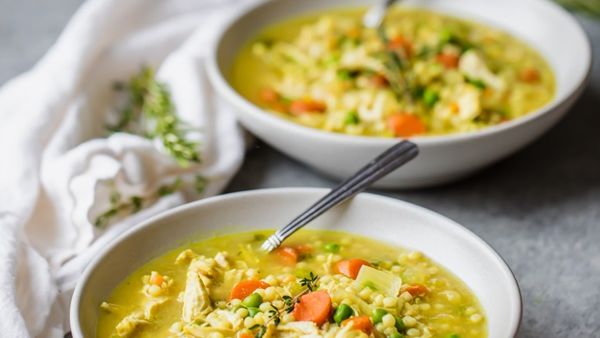 وصفات للخريف: حساء الدجاج بالكسكسي