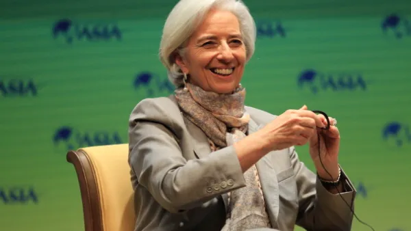 Christine Lagarde was recently elected to a second five-year term as IMF Managing Director, with no rival candidates.  (File photo)