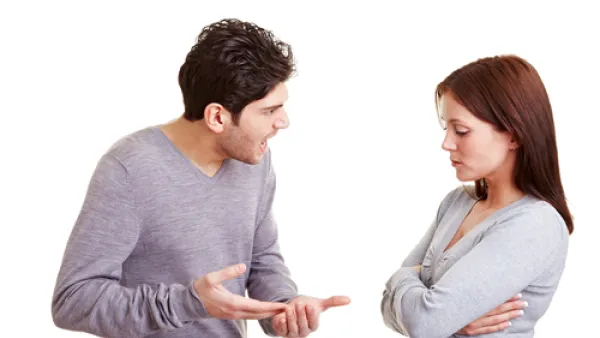 إن غضب الزوج حالة ليست نادرة البتة في الحياة الزوجية

