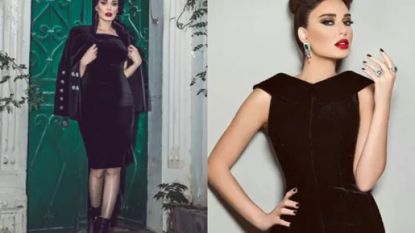حددي شفاهك بالكونتور الأحمر ثم طبقي قلم روج أحمر داكن