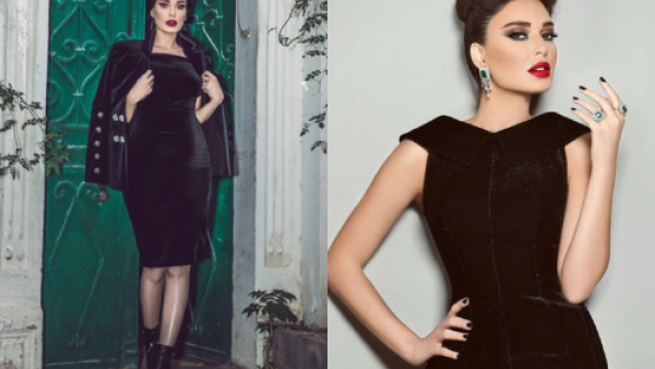 حددي شفاهك بالكونتور الأحمر ثم طبقي قلم روج أحمر داكن