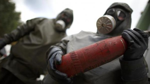 قبل أيام اكتشفت صواريخ تحتوي غاز الخردل وهو مركب كيميائي سائل