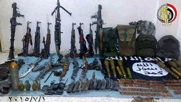 The militants aren't just taking over cities; they're after small businesses selling weapons. (Twitter)