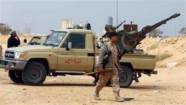 Forces loyal to Libya’s rebel General National Congress (GNC) prepare to launch attacks on Daesh on the outskirts of the city of Sirte, Libya, March 16, 2015. (AFP/File)