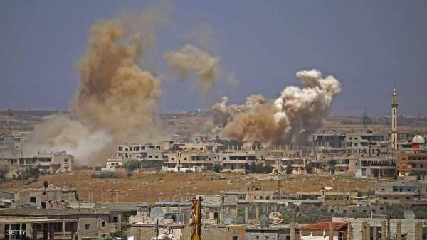 قصف مستمر على مناطق واسعة في درعا جنوب سوريا 