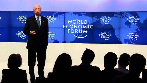 Klaus Schwab speaks during the opening session of the World Economic Forum (WEF) in Davos. (Fabrice Coffrini/ AFP) Klaus Schwab speaks during the opening session of the World Economic Forum (WEF) in Davos. (Fabrice Coffrini/ AFP)