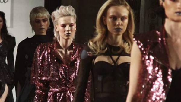 Backstage El Ali counted down the minutes to her first ever showing at LFW. (Source: @deebydalia - Instagram)