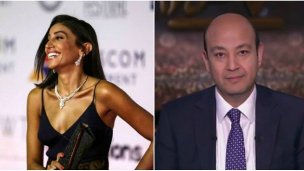 عمرو أديب، دينا الشربيني