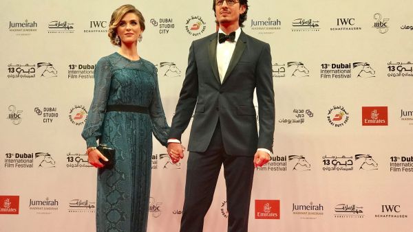 The film stars who walked the red carpet included Egyptian director Khalid Yousseff, actresses Illham Shahine, Hala Sarhan and Yura and composer Gabriel Yared. (Facebook)