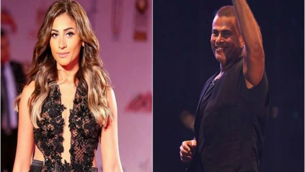 عمرو دياب ودينا الشربيني