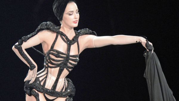 Dita Von Teese is performing her "Strip Strip Hooray" show back in New York. (AFP)