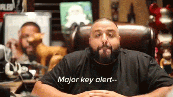 It's all about keys and major alerts with DJ Khaled. (Scoop Empire)