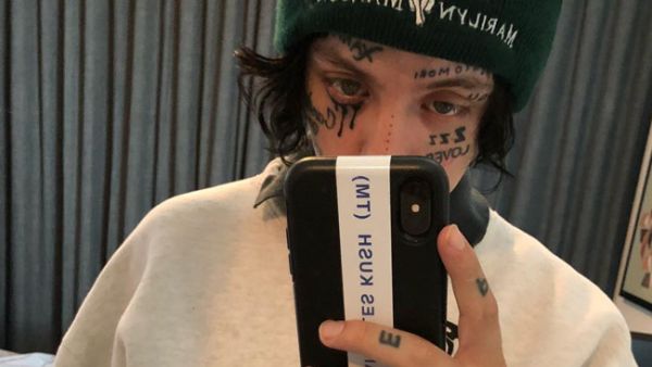 Lil Xan battled a serious drug habit in the past (Source: xanxiety / Instagram) 