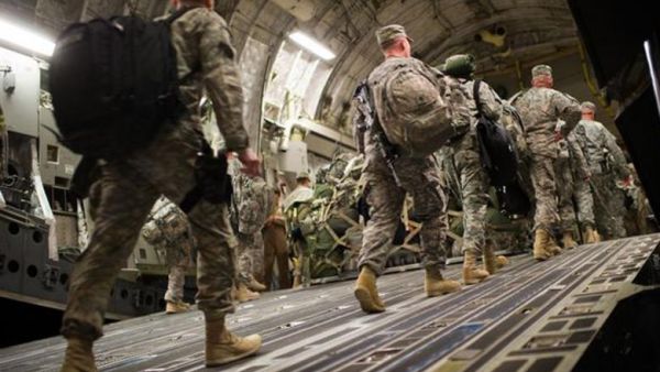 C17 aircraft carrying U.S. troops out of Iraq (AFP/File Photo)
