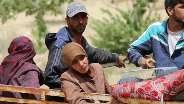 Syrian refugees in Lebanon look to better days. (AFP/File Photo)