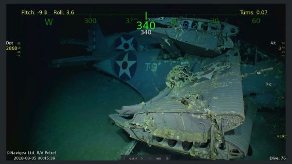 Wreckage found of WWII aircraft carrier USS Lexington (AFP/File Photo)