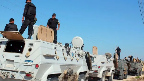 Roadside bomb explosions in the Sinai are a near daily occurrence. (AFP/File)