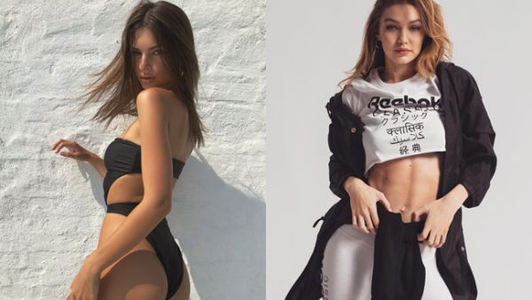   
The beauties were photographed partying alongside supermodel Kate Moss  (Source: gigihadid , emirate / Instagram )