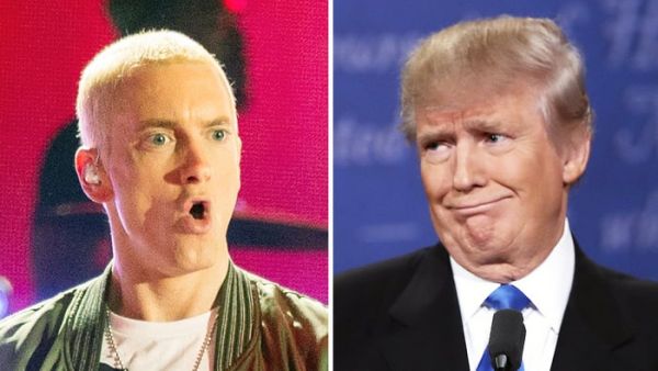 The rapper is also against the President's travel ban. (US Weekly)