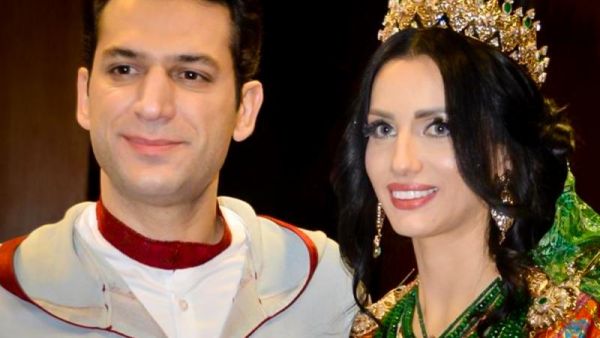 المغربية إيمان الباني والنجم التركي مراد يلدريم 