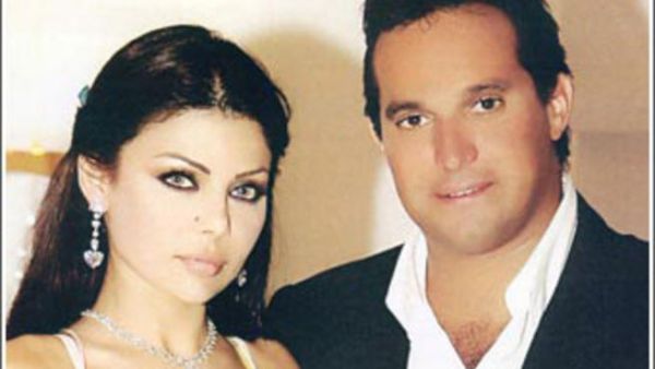 Haifa Wahbi and the late Tareq Al Jafali