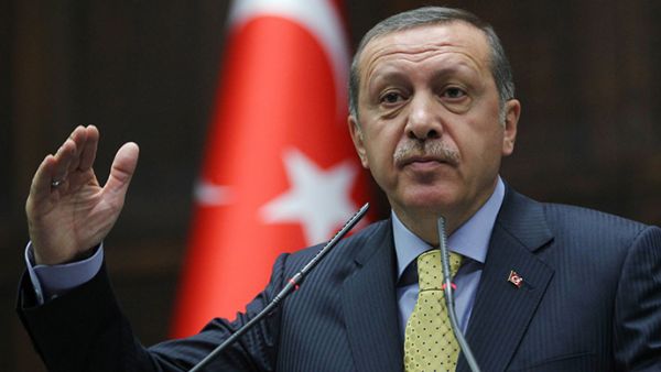 Turkey's President Recep Tayyip Erdogan answered reporters' questions on Russia, the status of a US-backed train-and-equip program, and recent events in Turkey. (AFP/File)