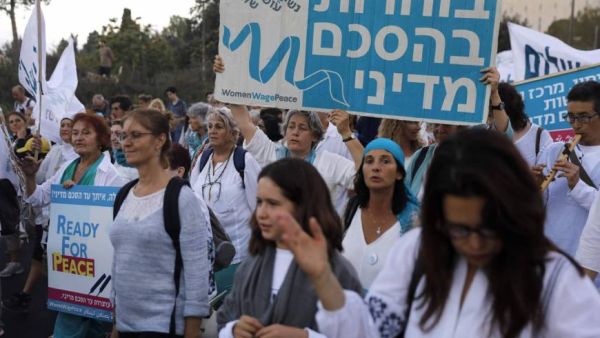 Women Wage Peace was founded in 2014 after Israel's Operation Protective Edge in Gaza (AFP)