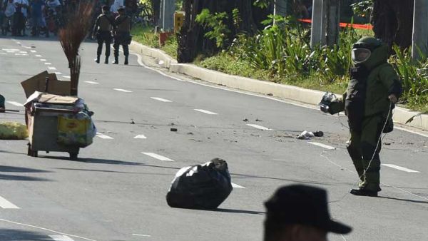 قنبلة يدوية الصنع قرب السفارة الأمريكية في الفيليبين