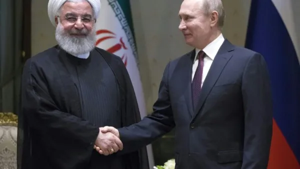 Rouhani and Putin were in Ankara for the summit with Erdogan (AFP/File Photo)