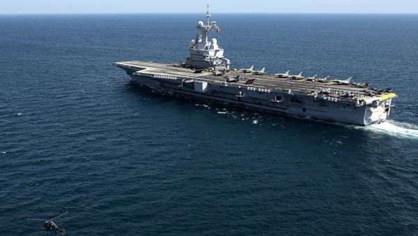 A French aircraft carrier. (AFP/File)