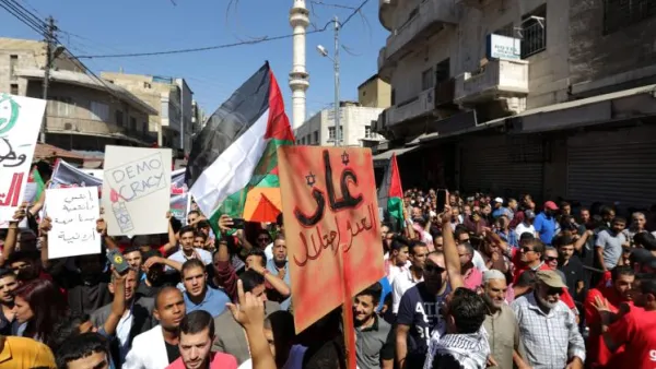 رفض معارضو الاتفاق أي تعاون بين الأردن وإسرائيل التي يعتبرونها عدوا