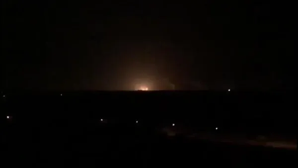 انفجار إثر غارة اسرائيلية على قطاع غزة