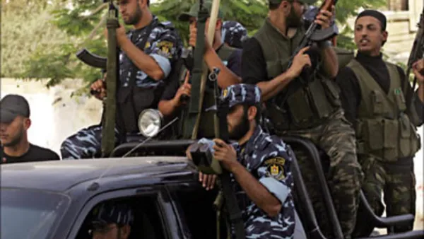 عناصر من قوات حماس في غزة