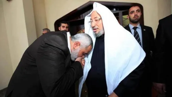 دعوة القرضاوي لغزة تشكل استخداما لسلاح الدين من جانب حماس