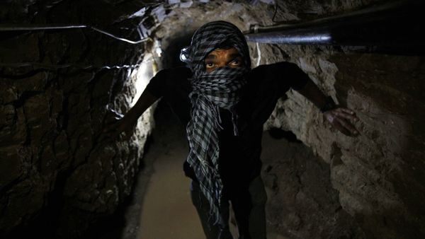 The civil defence official said the underground passage from southern Gaza town Rafah into neighbouring Egypt was a "trade tunnel". (AFP/File)