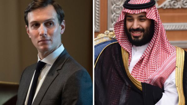 White House senior adviser Jared Kushner and Saudi Crown Prince Mohammed bin Salman. (AFP/ File Photo)