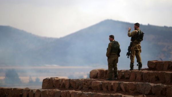 Israeli soldiers in the Israeli-occupied Golan Heights on June 28, 2015. (AFP/File)