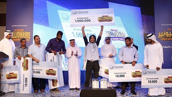 Bansil’s winning raffle ticket came from a remittance of AED 3,677 that he sent back home to his wife. 