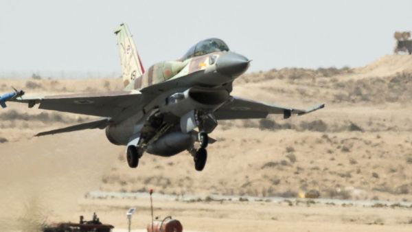 An Israeli F-16 I fighter jet takes off during a display for foreign media at the Ramon air force base in the Negev Desert, southern Israel. (AFP/File)
