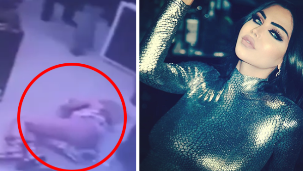 Haifa Magic has recently published a video of herself falling down (Source: haifamagicofficial1 - Instagram)