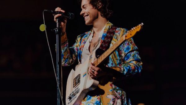 Harry is recording his second solo album. (Source: harrystyles - Instagram)