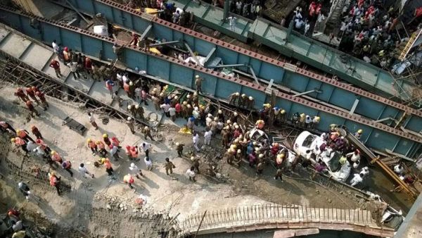 14 قتيلاً و70 جريحاً اثر انهيار جسر في كلكتا شرق الهند