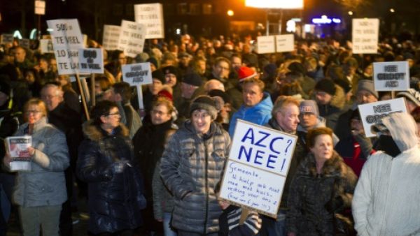 مظاهرة جديدة ضد استقبال المهاجرين في هولندا
